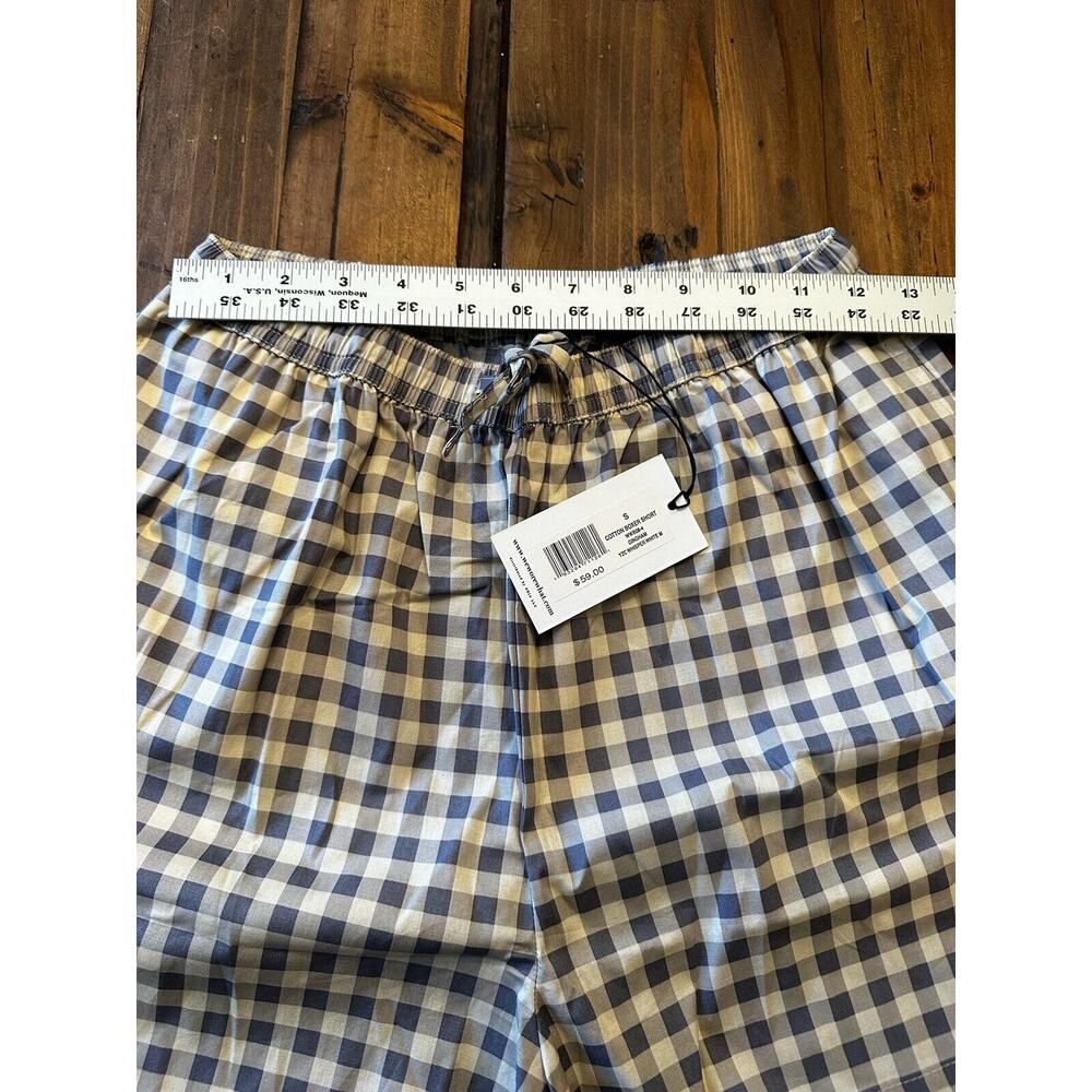 We Wore What Casual Cotton Shorts Pull On Gingham Plaid Size Small Boxers Womens - Picture 7 of 14